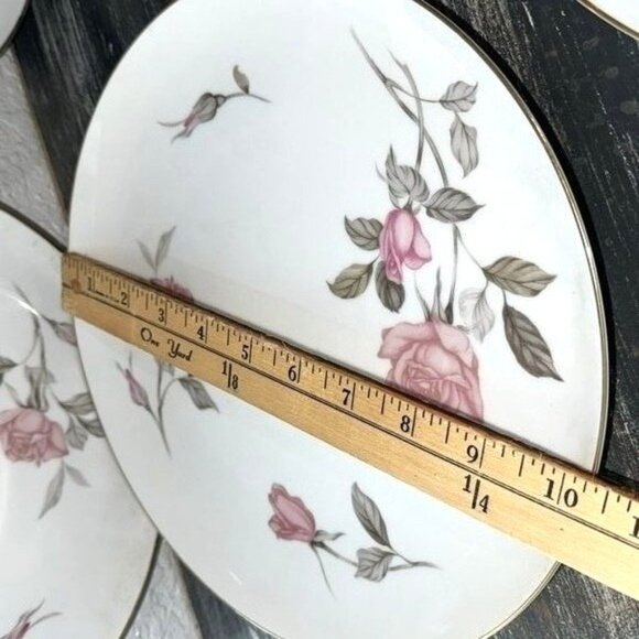 Sango Fine China Pink Rose Pattern Dinner Plate - Picture 4 of 4